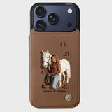 Horse Girl - Personalized Horse Wallet Phone Case