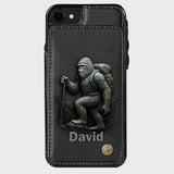 Sasquatch - Personalized Hiking Wallet Phone Case