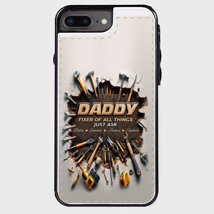 Fixer Of All Things - Personalized Father Foldable Wallet Phone Case