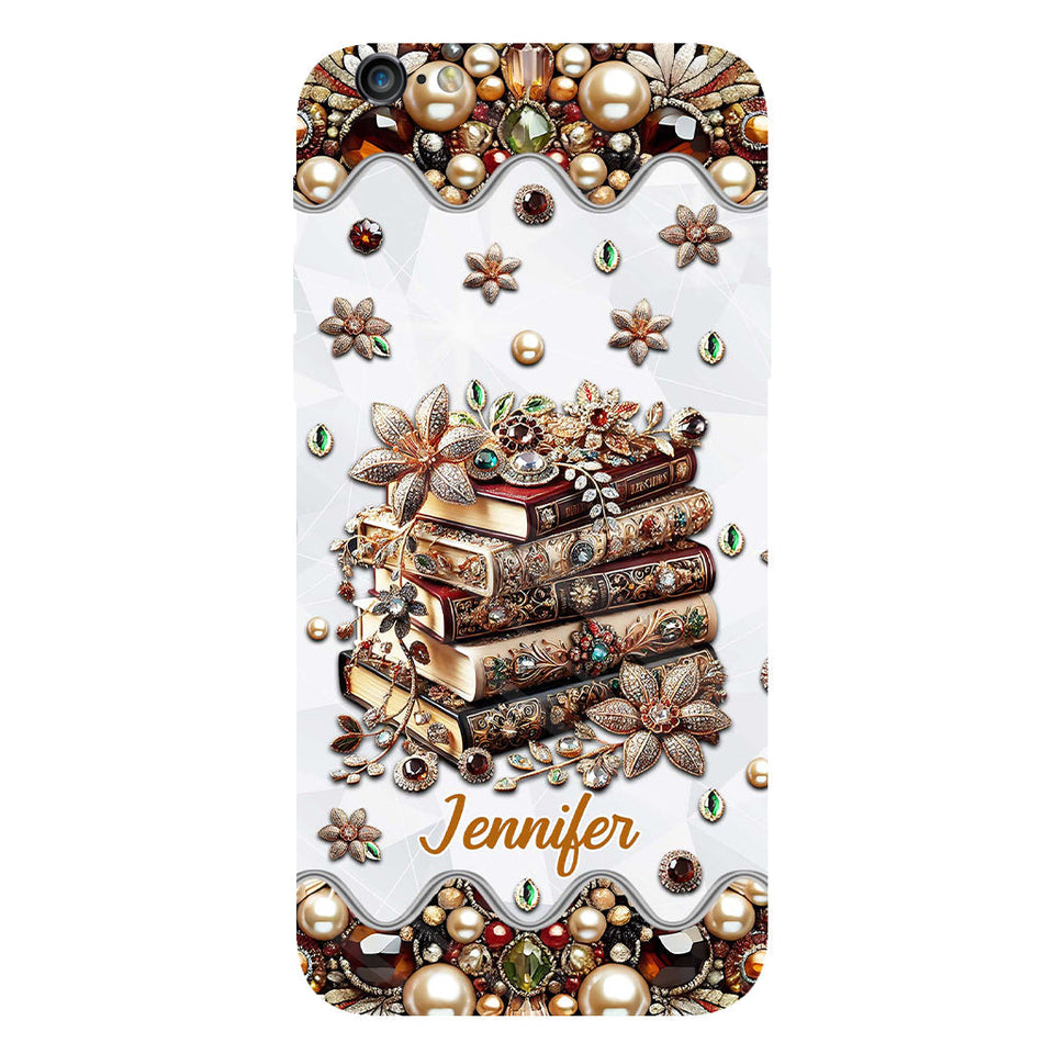 Just A Girl Who Loves Books - Personalized Book Full Print Phone Case