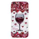 Just A Girl Who Loves Wine - Personalized Wine Full Print Phone Case