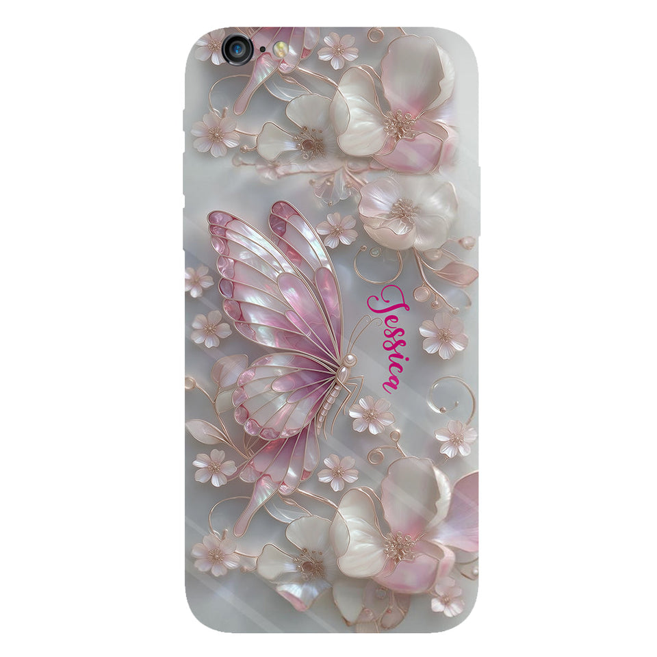 Love Butterflies - Personalized Butterfly Full Print Phone Case