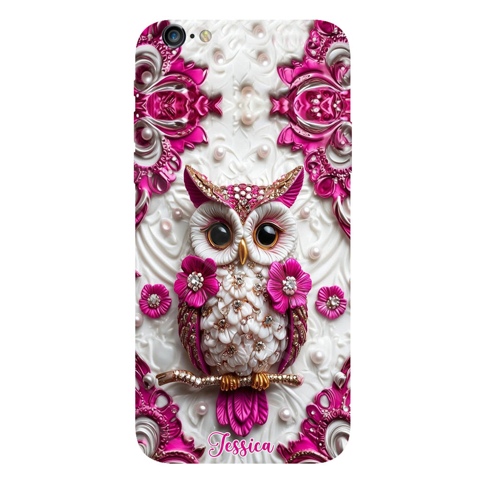 Magic Owl - Personalized Owl Full Print Phone Case