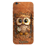 Beautiful Owl - Personalized Owl Full Print Phone Case