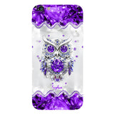 Purple Owl - Personalized Owl Full Print Phone Case