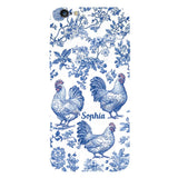 Chicken Toile de Jouy - Personalized Chicken Full Print Phone Case