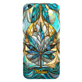 Stunning Leaf - Personalized Weed Full Print Phone Case