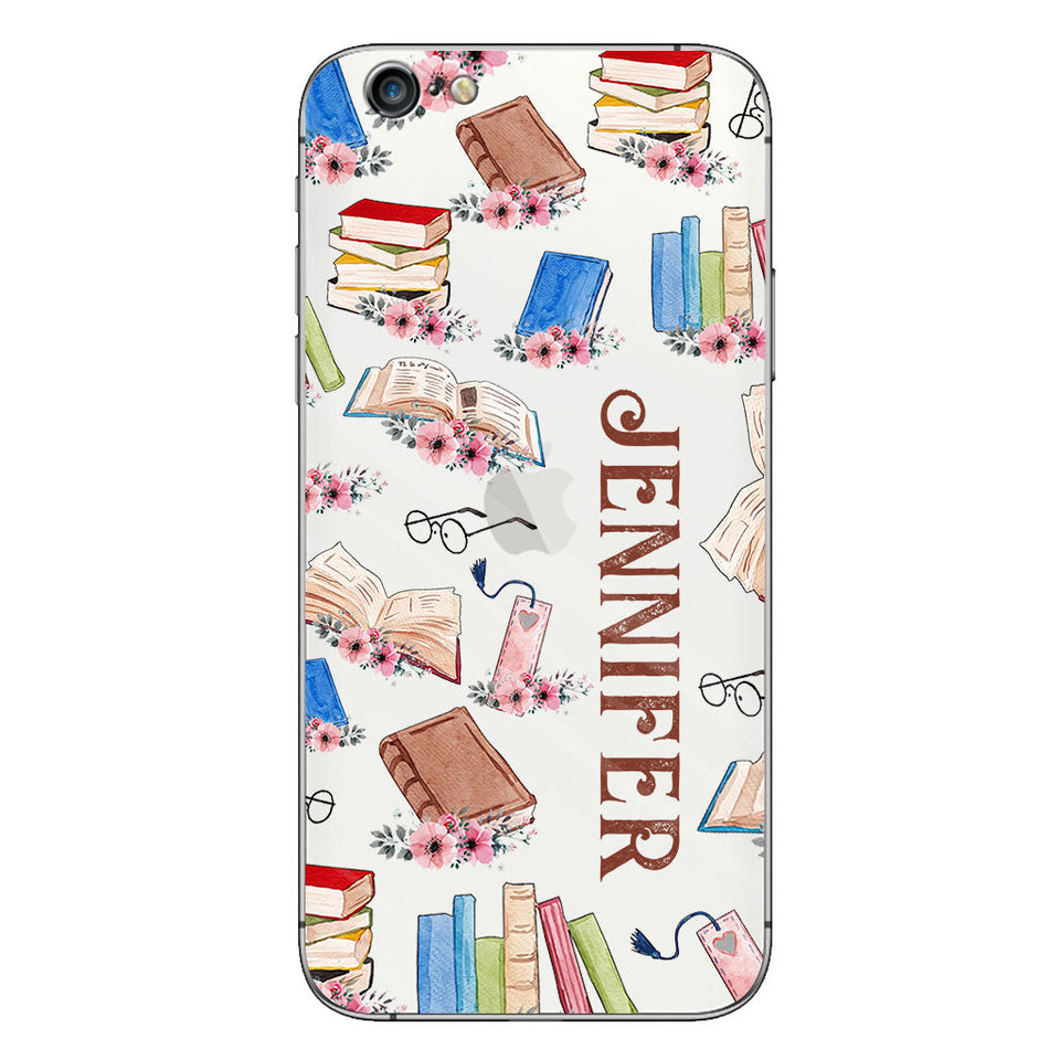 Just A Girl Who Loves Books - Personalized Book Clear Phone Case