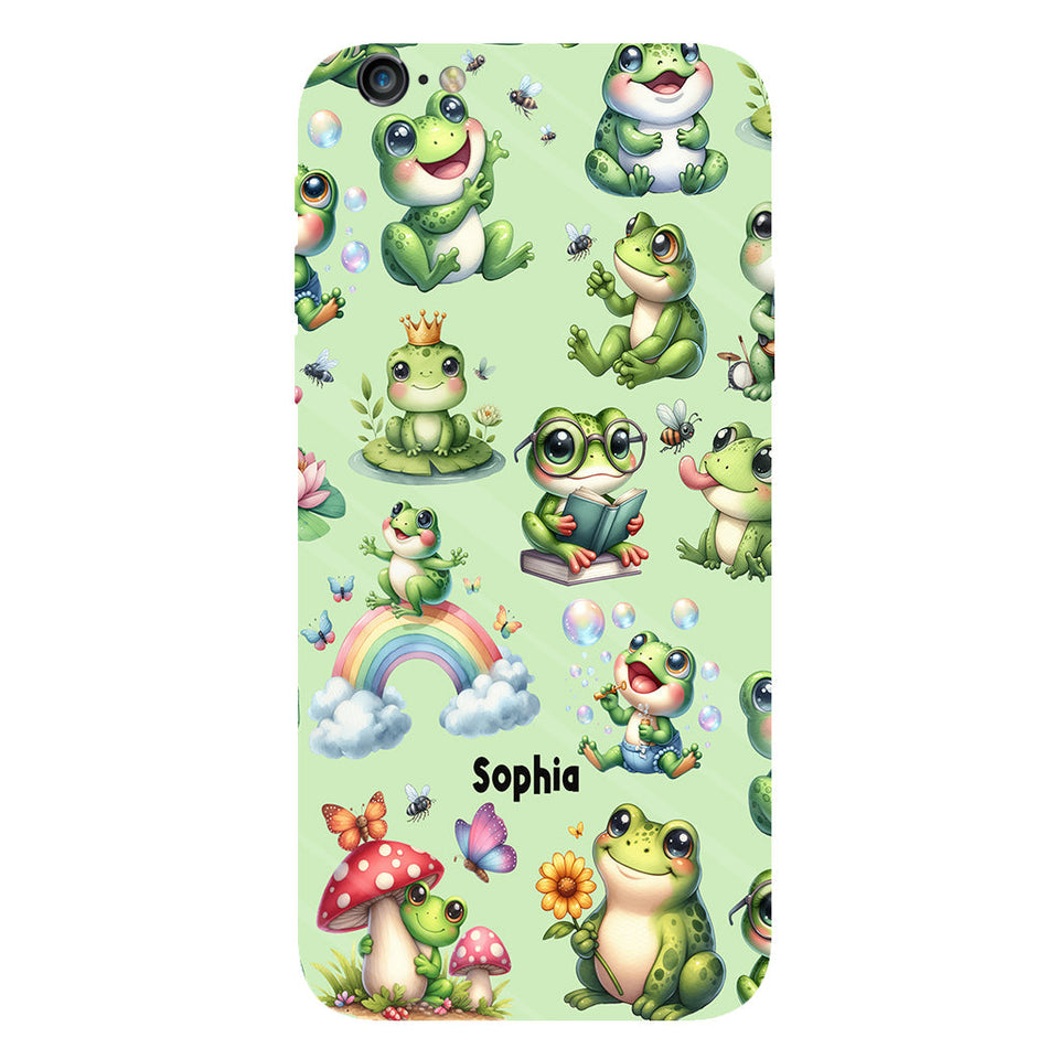 Just A Girl Who Loves Frogs - Personalized Frog Full Print Phone Case