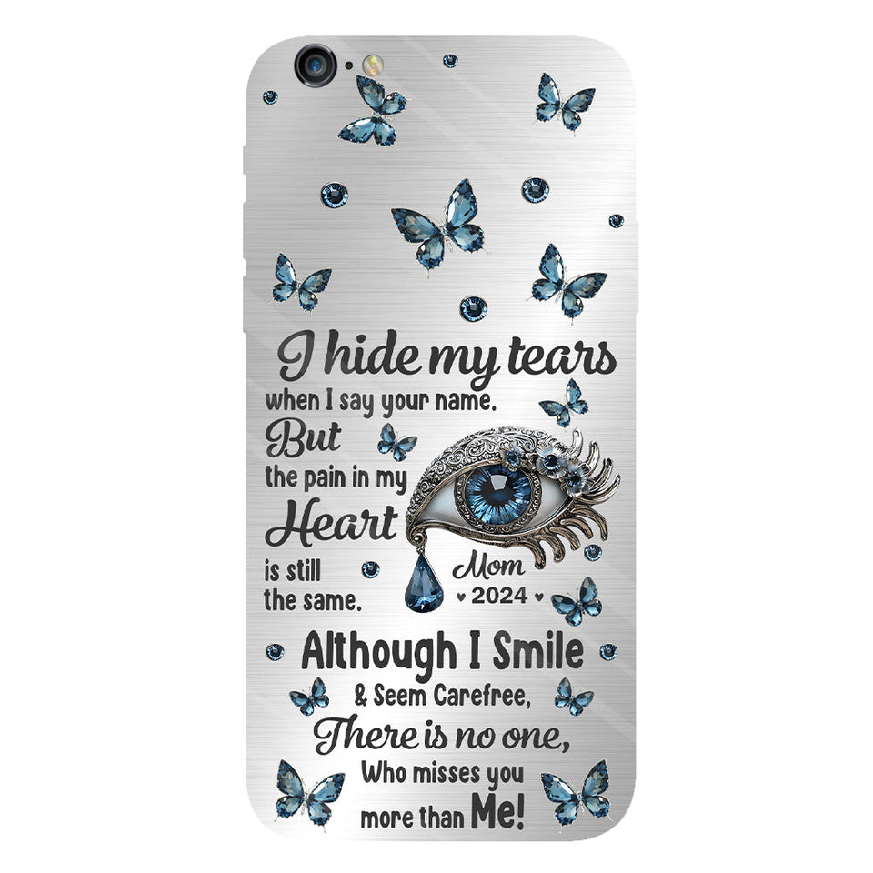 Mes larmes - Coque de téléphone personnalisée en hommage à mes larmes