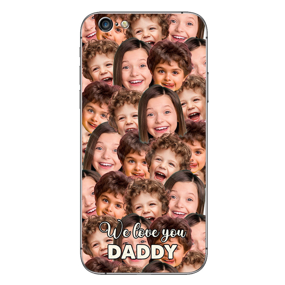 Love You Dad - Gift for dad, grandma, grandpa, mom, uncle, aunt, brother, sister, son, daughter, granddaughter, grandson, husband, wife, boyfriend, girlfriend - Personalized Phone Case
