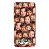 Love You Dad - Gift for dad, grandma, grandpa, mom, uncle, aunt, brother, sister, son, daughter, granddaughter, grandson, husband, wife, boyfriend, girlfriend - Personalized Phone Case