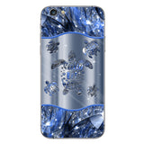Salty Lil Beach Blue Sea Turtle Personalized Phone Case