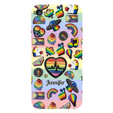 Pride Rainbow - Personalized LGBT Support Full Print Phone Case & Phone Grip