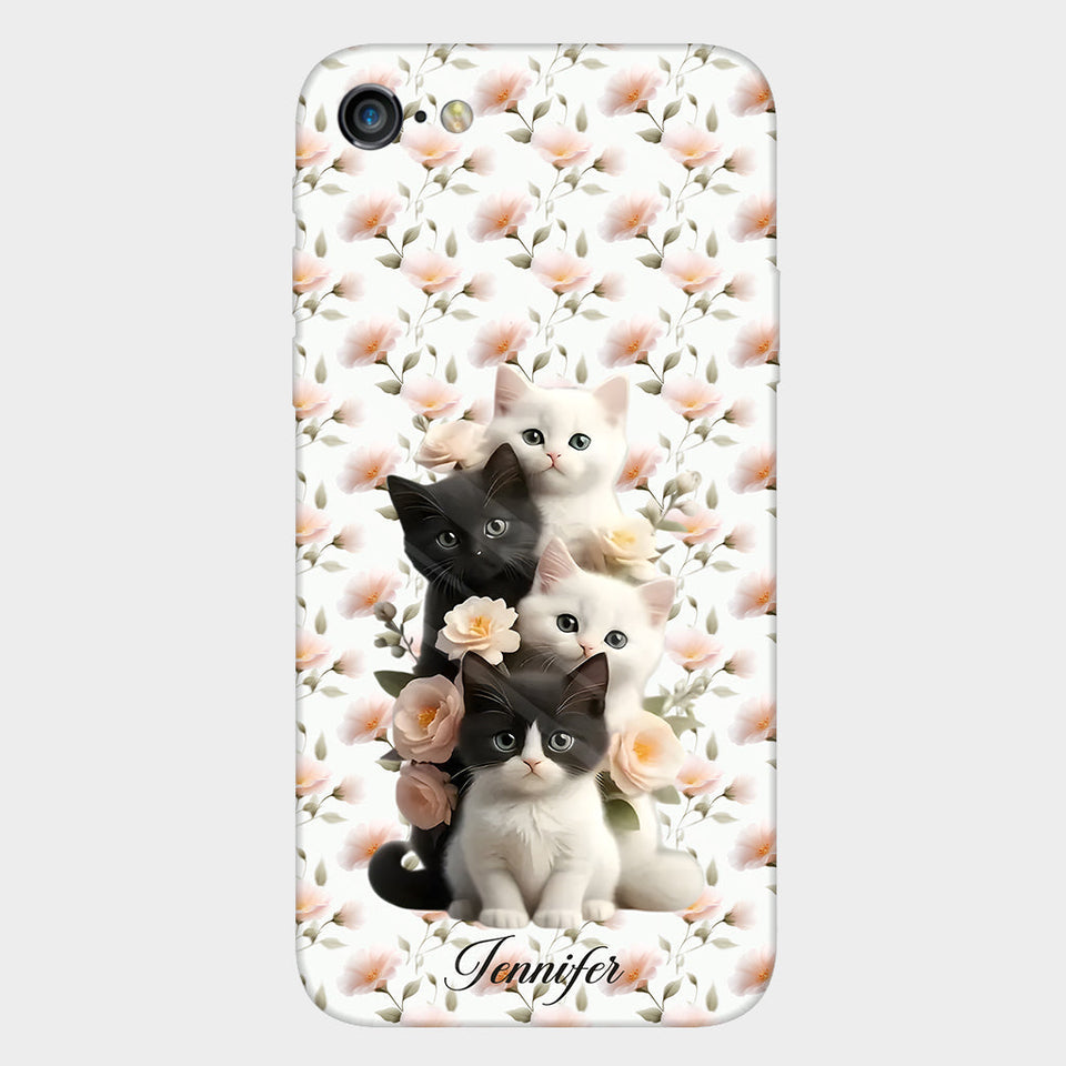 Cute Kittens - Personalized Cat Full Print Phone Case
