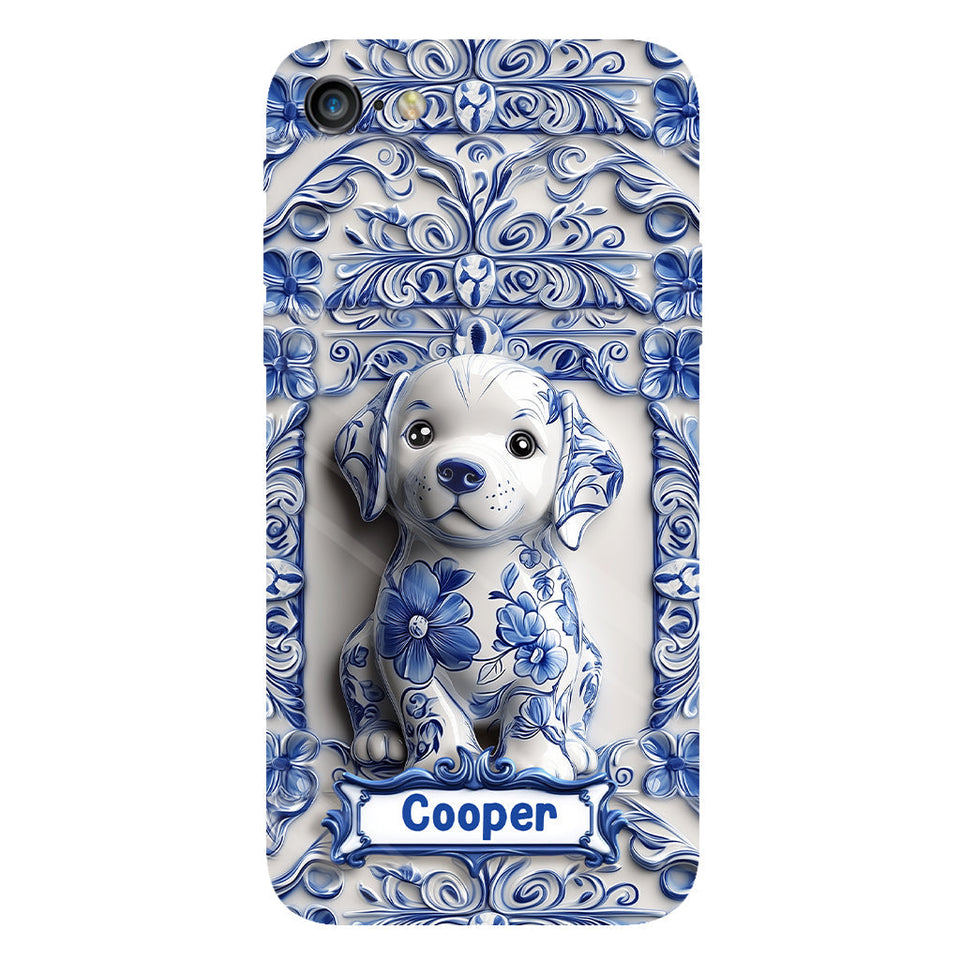 Cute Labrador Retriever - Personalized Dog Full Print Phone Case