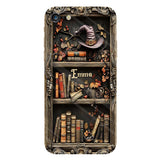 Hat And Books - Personalized Witch Full Print Phone Case