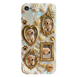 The Golden Gallery Case - Personalized Dog Clear Phone Case