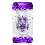 Purple Owl - Personalized Owl Full Print Phone Case
