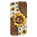 Sunflower Gift For Grandma Mom - Personalized Grandma Full Print Phone Case