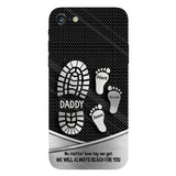 Your Footsteps Led Our Way - Personalized Father Full Print Phone Case