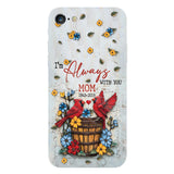 Ceux qu'on aime ne nous quittent jamais - Coque de téléphone personnalisée avec impression intégrale