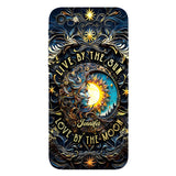 Live By The Sun Love By The Moon - Personalized Hippie Full Print Phone Case