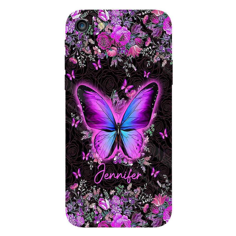 Love Butterflies - Personalized Butterfly Full Print Phone Case