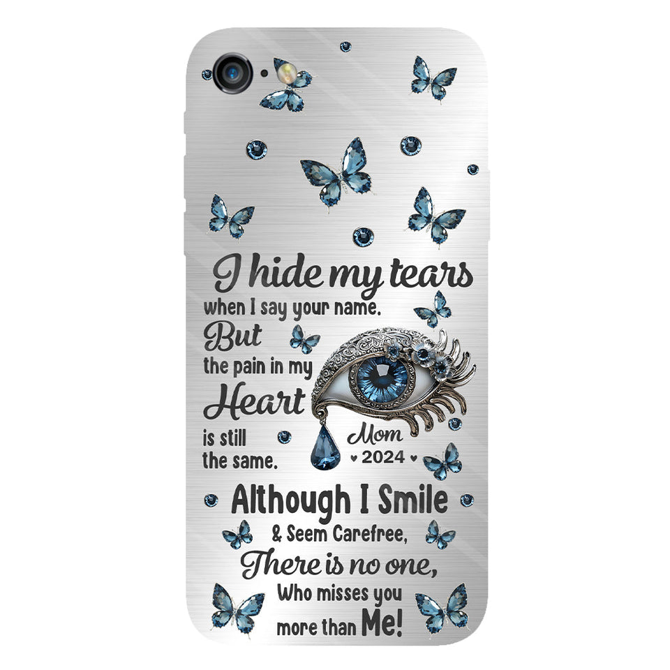 Mes larmes - Coque de téléphone personnalisée en hommage à mes larmes
