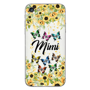 We Love You - Personalized Grandma Clear Phone Case