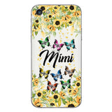 We Love You - Personalized Grandma Clear Phone Case