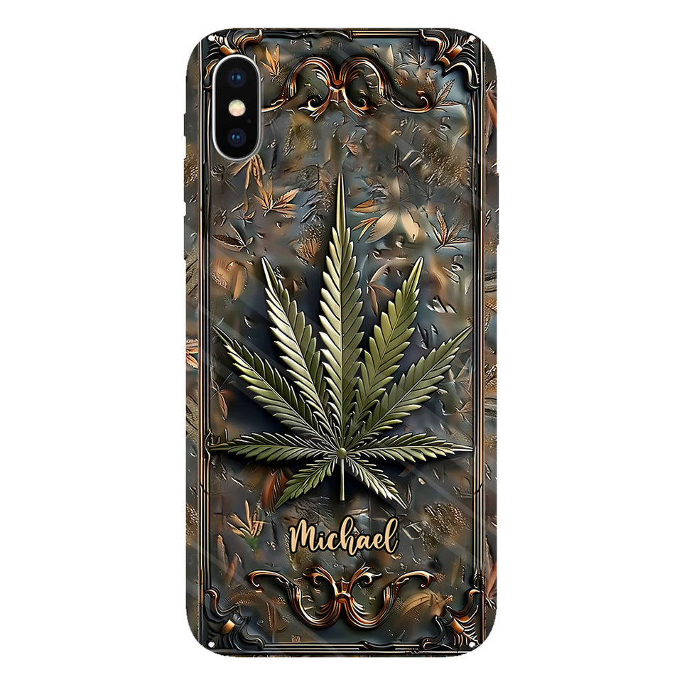 High Life - Personalized Weed Full Print Phone Case