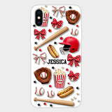 Love Baseball - Personalized Baseball Full Print Phone Case