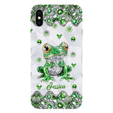Just A Girl Who Loves Frogs - Personalized Frog Full Print Phone Case