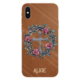 Croire - Coque de téléphone personnalisée avec impression chrétienne intégrale
