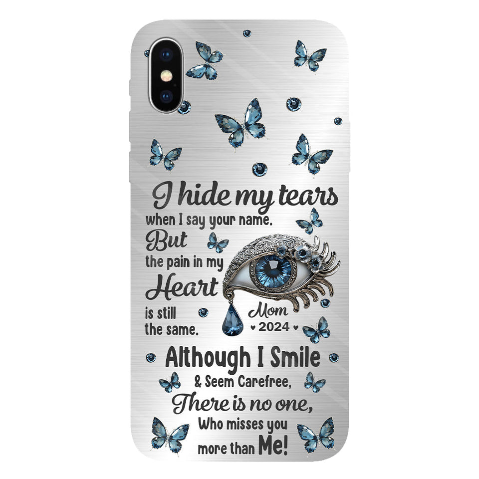 Mes larmes - Coque de téléphone personnalisée en hommage à mes larmes