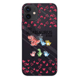 Best Mimisaurus Ever - Gift for grandma, grandpa, dad, mom, aunt, uncle - Personalized Clear Phone Case