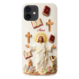 Faith Over Fear - Personalized Christian Full Print Phone Case