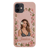 Birth Month Flower (Jan to Dec), Best Gift Idea - Personalized Birth Month Flower Full Print Phone Case