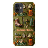 Hiking Makes Me Happy - Personalized Hiking Full Print Phone Case