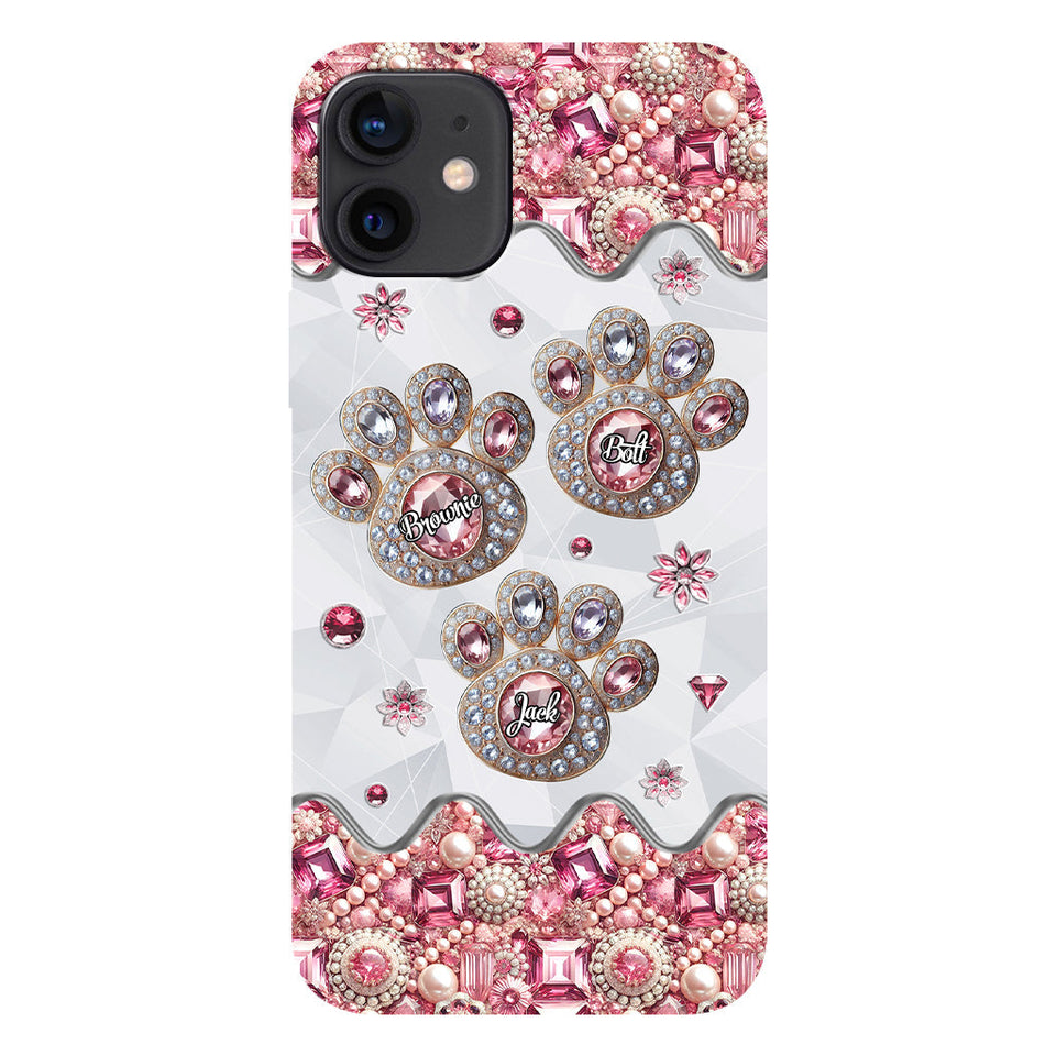 Life Is Better With My Dogs - Personalized Dog Full Print Phone Case