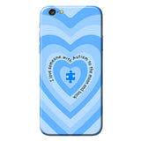 Coque de téléphone « J'aime quelqu'un qui a de l'autisme »