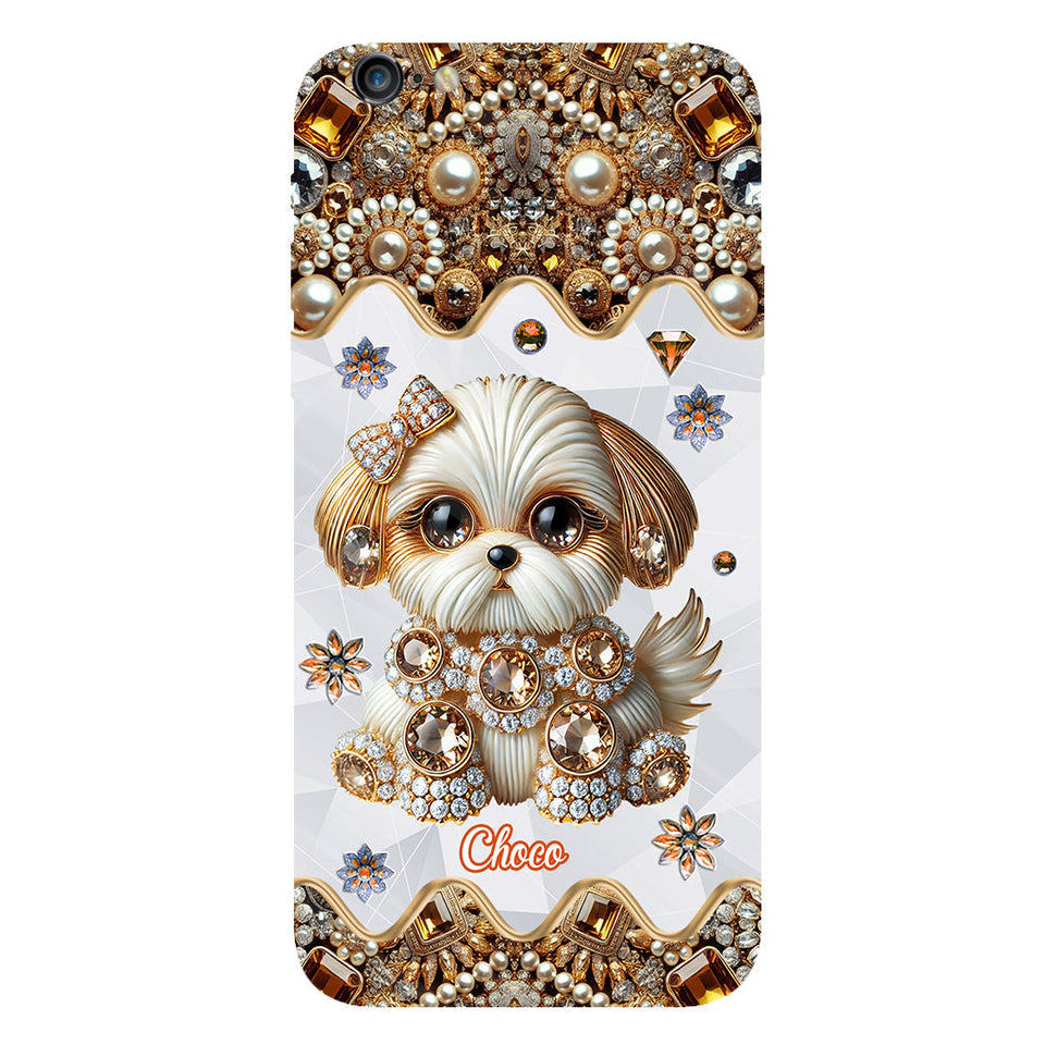 Love Shih Tzu - Personalized Dog Full Print Phone Case