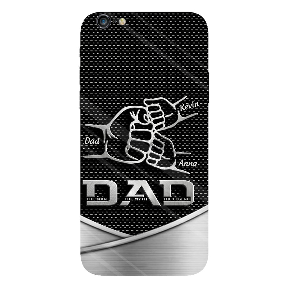 Dad The Man The Myth The Legend First Bump - Personalized Father Full Print Phone Case