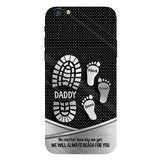 Your Footsteps Led Our Way - Personalized Father Full Print Phone Case