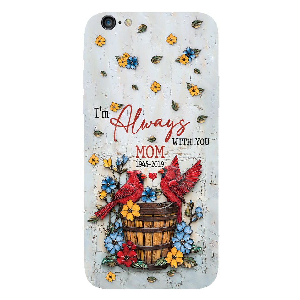 Ceux qu'on aime ne nous quittent jamais - Coque de téléphone personnalisée avec impression intégrale