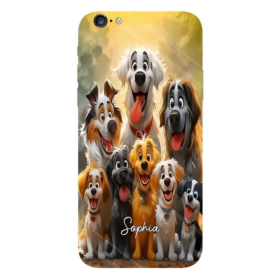 Just A Girl Who Loves Dogs - Personalized Dog Full Print Phone Case