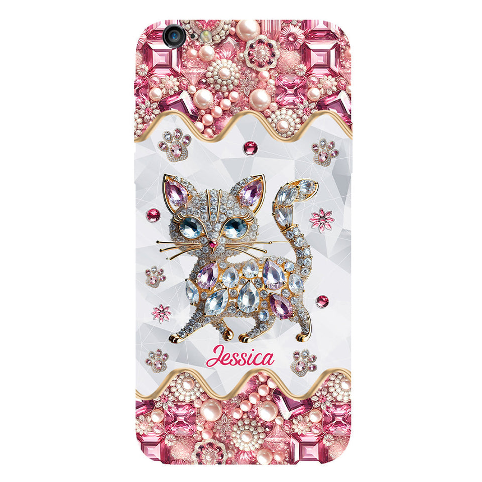 Just A Girl Who Loves Cats - Personalized Cat Full Print Phone Case