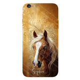 Love Horses - Personalized Horse Full Print Phone Case