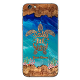 Salty Lil' Beach - Personalized Turtle Phone case